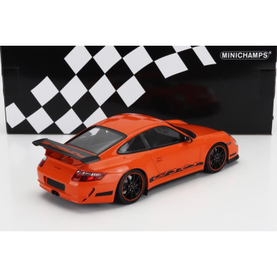 MINICHAMPS PORSCHE 911 997 GT3 RS COUPE 2007 - ORANGE 1/18