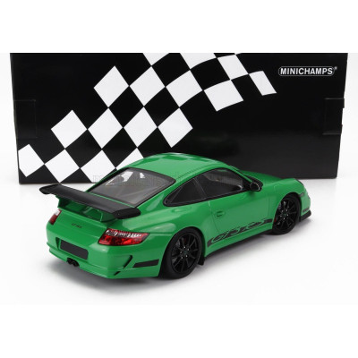 MINICHAMPS PORSCHE 911 997 GT3 RS COUPE 2007 - GREEN 1/18