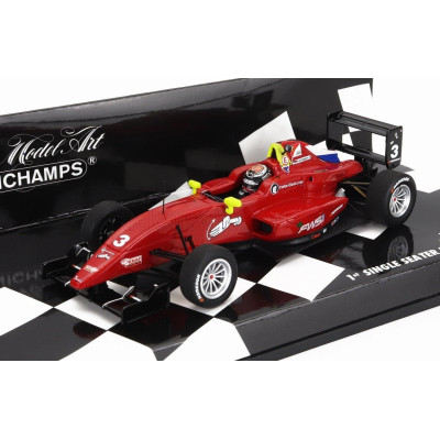 MINICHAMPS TATUUS FA010B N 3 FIRST SINGLE SEATER RACE FLORIDA WINTER SERIES 26.01.2014 MAX VERSTAPPEN - RED 1/43