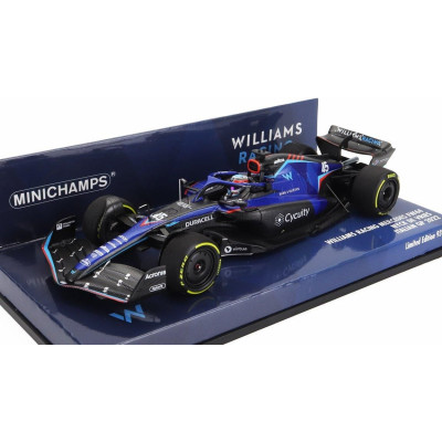 MINICHAMPS WILLIAMS F1 FW44 TEAM WILLIAMS RACING N 45 ITALY GP 2022 NYCK DE VRIES - BLUE 1/43