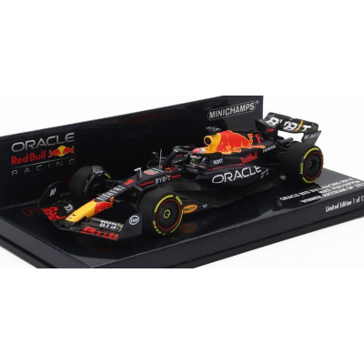 MINICHAMPS RED BULL F1  RB19 TEAM ORACLE RED BULL RACING N 1 WORLD CHAMPION WINNER AUSTRIAN GP 2023 MAX VERSTAPPEN - MATT BLUE 1