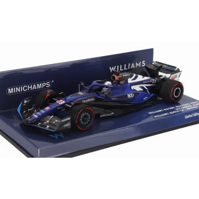 MINICHAMPS WILLIAMS F1  FW45 TEAM WILLIAMS RACING N 23 (800th GP) BRITISH GP 2023 ALEXANDER ALBON - BLUE 1/43