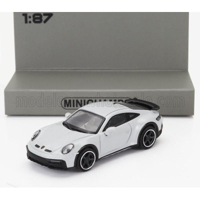 MINICHAMPS PORSCHE 911 992 DAKAR COUPE 2023 - GREY 1/87