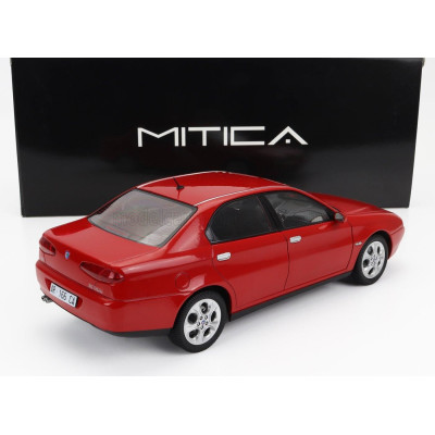 MITICA DIECAST ALFA ROMEO 166 3.0 V6 1998 - BLACK INTERIOR - ROSSO ALFA RED 1/18