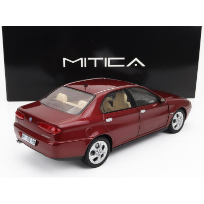 MITICA DIECAST ALFA ROMEO 166 3.0 V6 1998 – BEIGE INTERIOR - ROSSO PROTEO MET RED 1/18