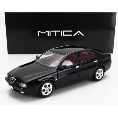 MITICA DIECAST ALFA ROMEO 166 3.0 V6 1998 – RED INTERIOR - BLACK 1/18
