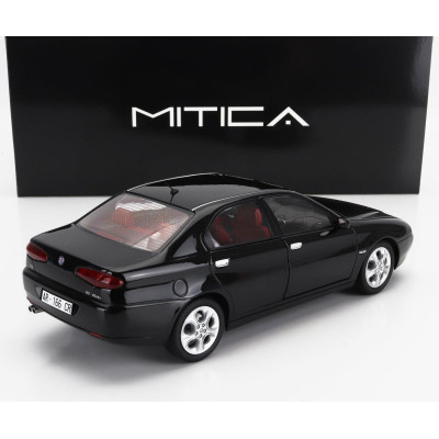MITICA DIECAST ALFA ROMEO 166 3.0 V6 1998 – RED INTERIOR - BLACK 1/18