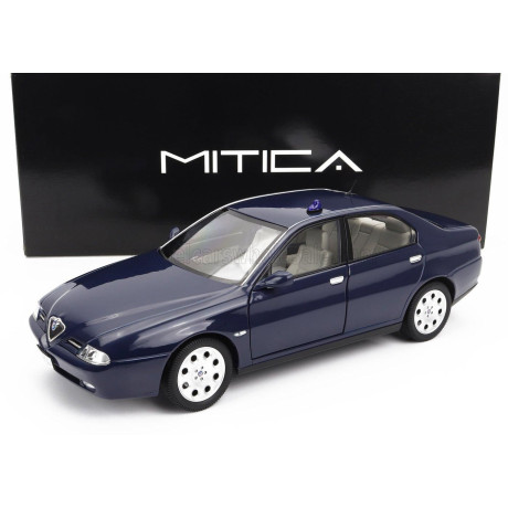 MITICA DIECAST ALFA ROMEO 166 2.0 TWIN SPARK (WITH  DECALS COMANDO CARABINIERI - COMANDO GDF E CIVILE) 1998 - POLICE (LAMPEGGIAN