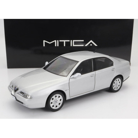 MITICA DIECAST ALFA ROMEO 166 2.0 V6 TB 1998 – BLACK INTERIOR - SILVER 1/18
