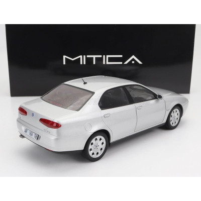 MITICA DIECAST ALFA ROMEO 166 2.0 V6 TB 1998 – BLACK INTERIOR - SILVER 1/18