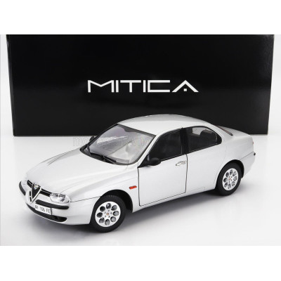 MITICA DIECAST ALFA ROMEO 156 2.0 TWIN SPARK 1997 - BLACK INTERIOR - SILVER 612 1/18
