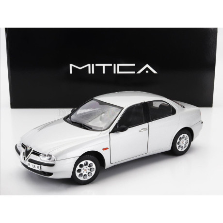 MITICA DIECAST ALFA ROMEO 156 2.0 TWIN SPARK 1997 - BLACK INTERIOR - SILVER 612 1/18
