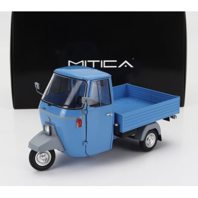 MITICA DIECAST PIAGGIO APE P501 OPEN 1979 - CON VETRINA - WITH SHOWCASE - BLU 7210 - BLUE 1/18