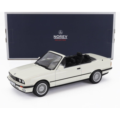 NOREV BMW 3-SERIES 325i (E30) CABRIOLET OPEN 1991 - WHITE 1/18