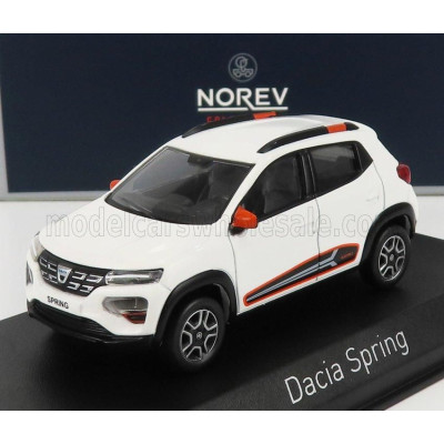 NOREV DACIA SPRING COMFORT PLUS 2022 - KAOLINE WHITE 1/43