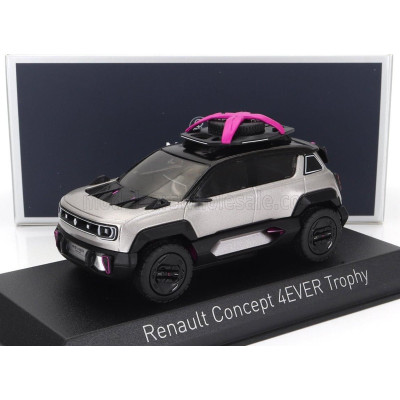 NOREV RENAULT CONCEPT 4EVER TROPHY E-TECH 100% ELECTRIC 2022 - SILVER BLACK 1/43