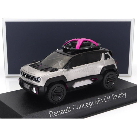 NOREV RENAULT CONCEPT 4EVER TROPHY E-TECH 100% ELECTRIC 2022 - SILVER BLACK 1/43