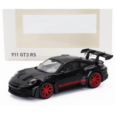 NOREV PORSCHE 911 992 GT3 RS COUPE 2022 - BLACK RED 1/43