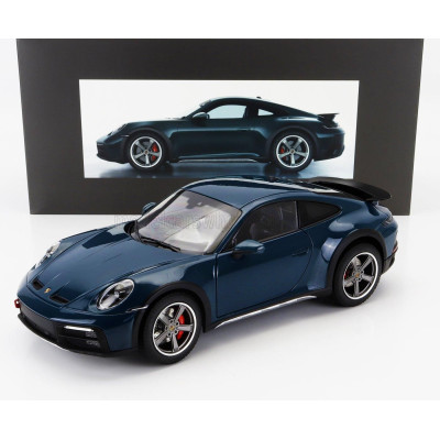 NOREV PORSCHE 911 992 DAKAR COUPE 2023 - FJORD BLUE GREEN 1/18