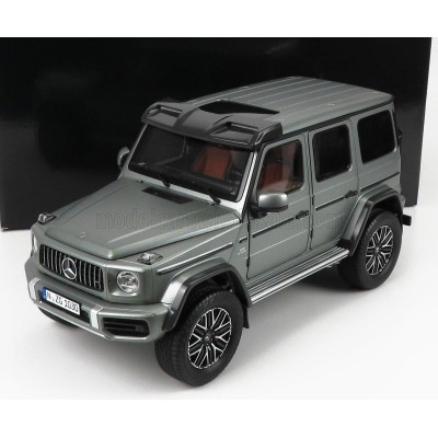 NZG MERCEDES BENZ G-CLASS 4x4² 2022 - PLATINUM SILVER MET 1/12