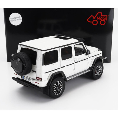 NZG MERCEDES BENZ G-CLASS G63 4x4 AMG 2023 - OPALITH WHITE 1/18