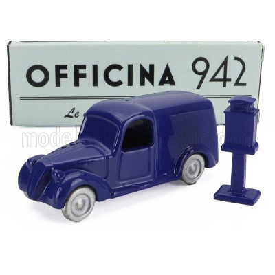 OFFICINA 942 FIAT 508 C/1100 VAN FURGONE VIBERTI POSTA AEREA 1938 - BLUE 1/76