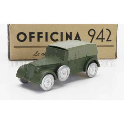 OFFICINA 942 BIANCHI VM 6C CABRIOLET CLOSED 1939 - MILITARY GREEN 1/76