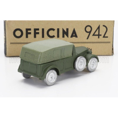 OFFICINA 942 BIANCHI VM 6C CABRIOLET CLOSED 1939 - MILITARY GREEN 1/76