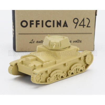 OFFICINA 942 FIAT ANSALDO TANK M13/40 CARRO ARMATO 1940 - MILITARY SAND 1/76