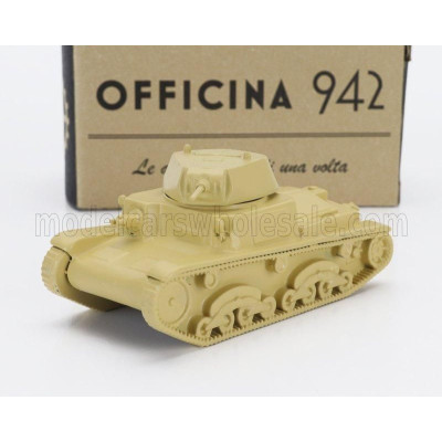 OFFICINA 942 FIAT ANSALDO TANK M13/40 CARRO ARMATO 1940 - MILITARY SAND 1/76