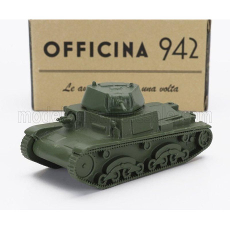 OFFICINA 942 FIAT ANSALDO TANK M13/40 CARRO ARMATO 1940 - MILITARY GREEN 1/76