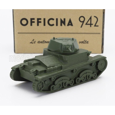 OFFICINA 942 FIAT ANSALDO TANK M13/40 CARRO ARMATO 1940 - MILITARY GREEN 1/76