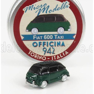 OFFICINA 942 FIAT 600 MULTIPLA TAXI 1956 - GREEN BLACK 1/160