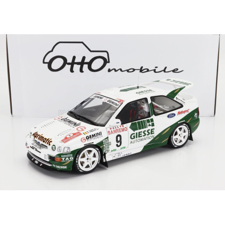 OTTO MOBILE FORD ENGLAND ESCORT COSWORTH Gr.A TEAM GIESSE N 9 4th RALLY SANREMO 1994 BRUNO THIRY - STEPHANE PREVOT - WHITE GREEN