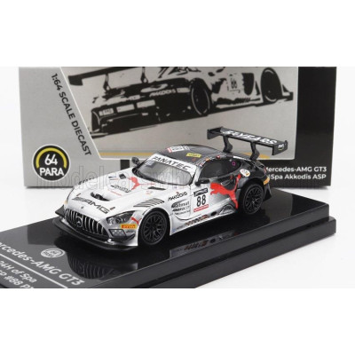 PARAGON MODELS MERCEDES BENZ GT3 AMG TEAM AKKODIS ASP N 88 WINNER 24h SPA 2022 R.MARCIELLO - D.JUNCADELLA - J.GOUNON - SILVER BL