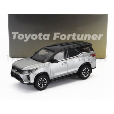 PARAGON MODELS TOYOTA FORTUNER RHD 2023 - SILVER BLACK 1/64