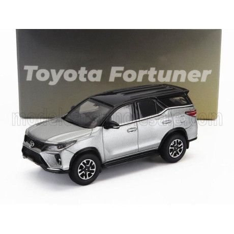 PARAGON MODELS TOYOTA FORTUNER RHD 2023 - SILVER BLACK 1/64