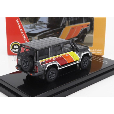 PARAGON MODELS TOYOTA LAND CRUISER LC76 TRD RHD 2014 - GREY RED ORANGE YELLOW 1/64