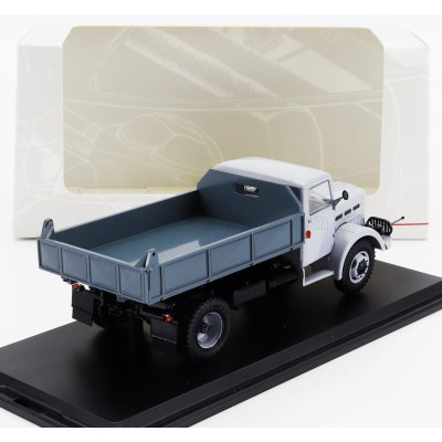 PREMIUM CLASSIXXS CSEPEL D445 TRUCK CASSONE RIBALTABILE 2-ASSI 1963 - LIGHT GREY DARK GREY 1/43