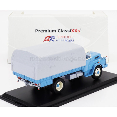 PREMIUM CLASSIXXS CSEPEL D445 TRUCK TELONATO 2-ASSI 1963 - LIGHT BLUE GREY 1/43