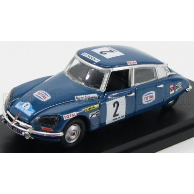RIO MODELS CITROEN DS21 N 2 4th RALLY MAROCCO 1971 BOB NEIRET - JACQUES TERRAMORSI - BLUE 1/43