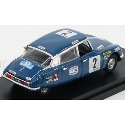 RIO MODELS CITROEN DS21 N 2 4th RALLY MAROCCO 1971 BOB NEIRET - JACQUES TERRAMORSI - BLUE 1/43