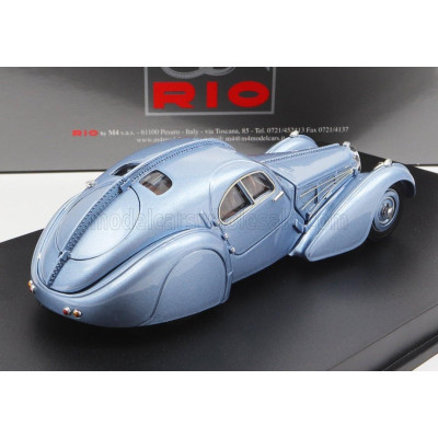 RIO MODELS BUGATTI TYPE 57 SC ATLANTIC 1936 - LIGHT BLUE MET 1/43