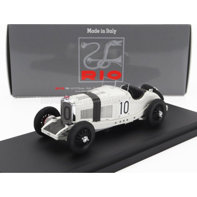 RIO MODELS MERCEDES BENZ SSKL SPIDER N 10 GERMAN GP 1931 HANS STUCK - WHITE 1/43