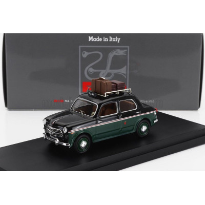 RIO MODELS FIAT 1100 TAXI ROMA 1956 - BLACK GREEN 1/43