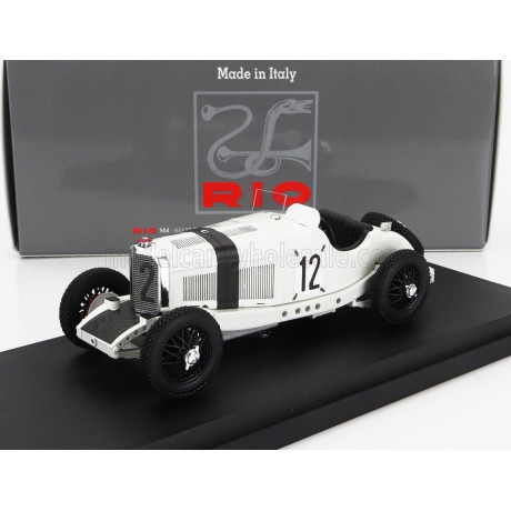 RIO MODELS MERCEDES BENZ SSKL SPIDER N 12 GERMAN GP 1931 OTTO MERZ - WHITE 1/43