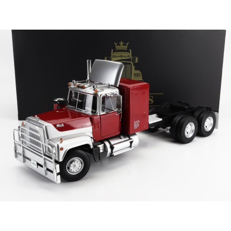 ROAD KINGS MACK RL700L TRACTOR TRUCK 3-ASSI 1974 - RED SILVER 1/18