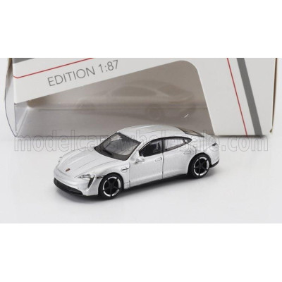 SCHUCO PORSCHE TAYCAN TURBO S 2019 - SILVER 1/87