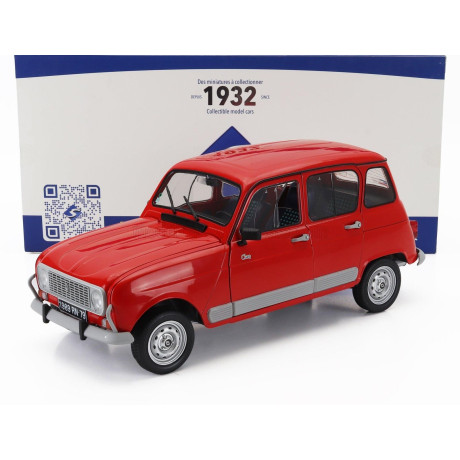 SOLIDO RENAULT R4 GTL 1989 - RED 1/12