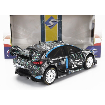 SOLIDO FORD ENGLAND PUMA RALLY1 N 0 GOODWOOD FESTIVAL OF SPEED 2021 - BLACK 1/18